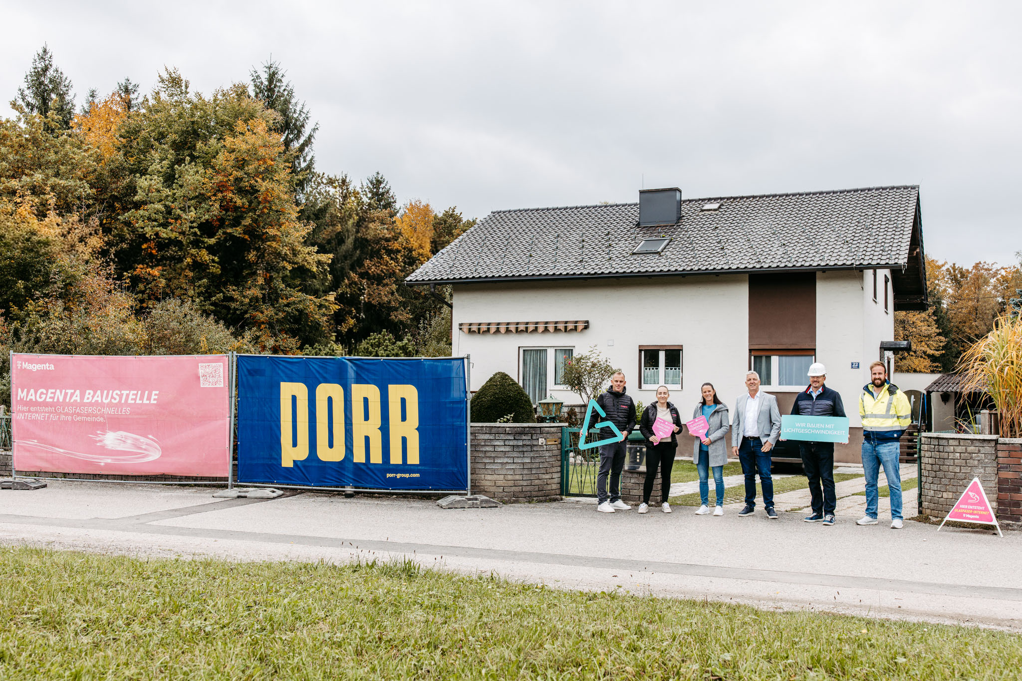 Das Haus mit dem ersten Glasfaser-Internetanschluss in Stadl-Paura