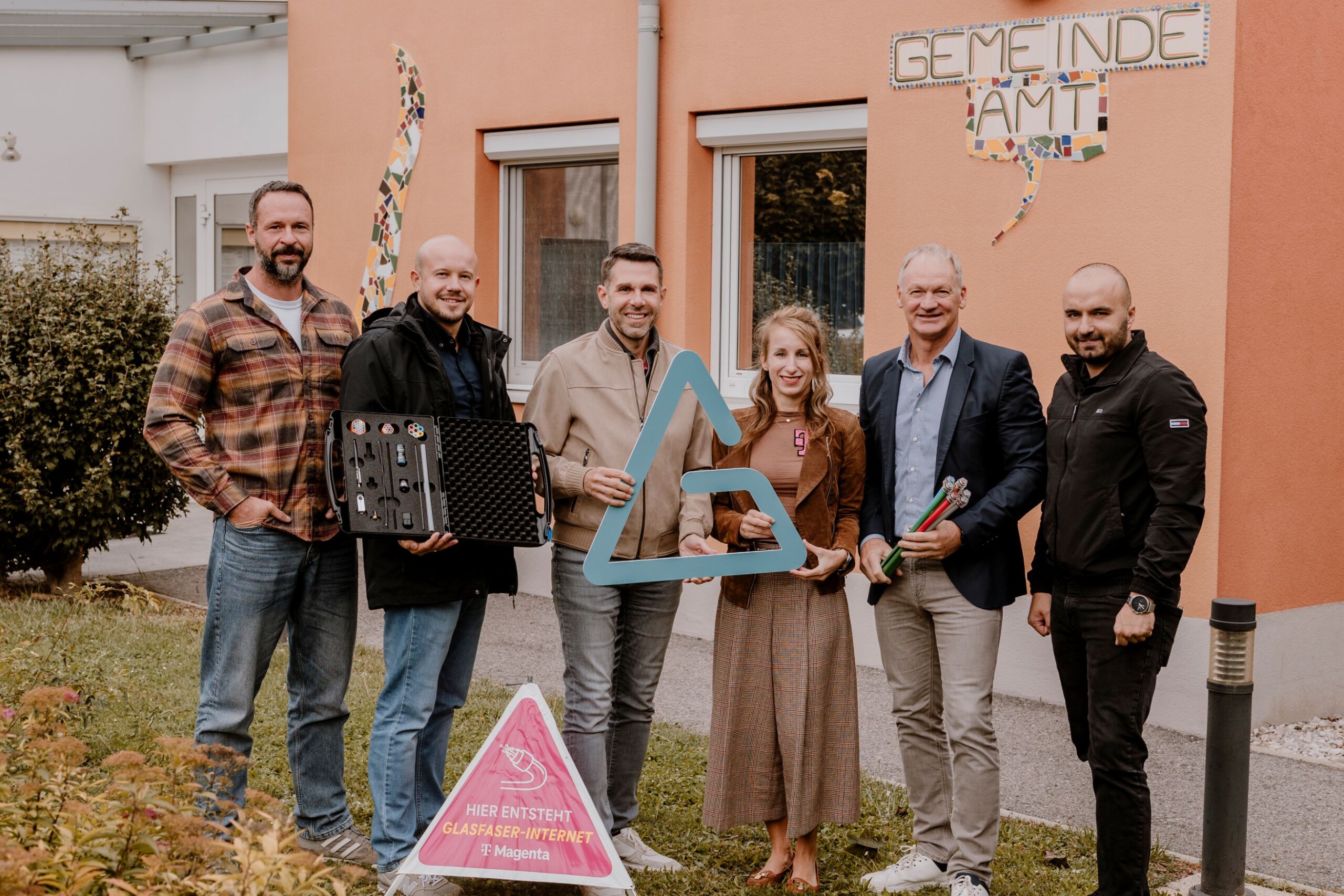Pressefoto zum Baustart
