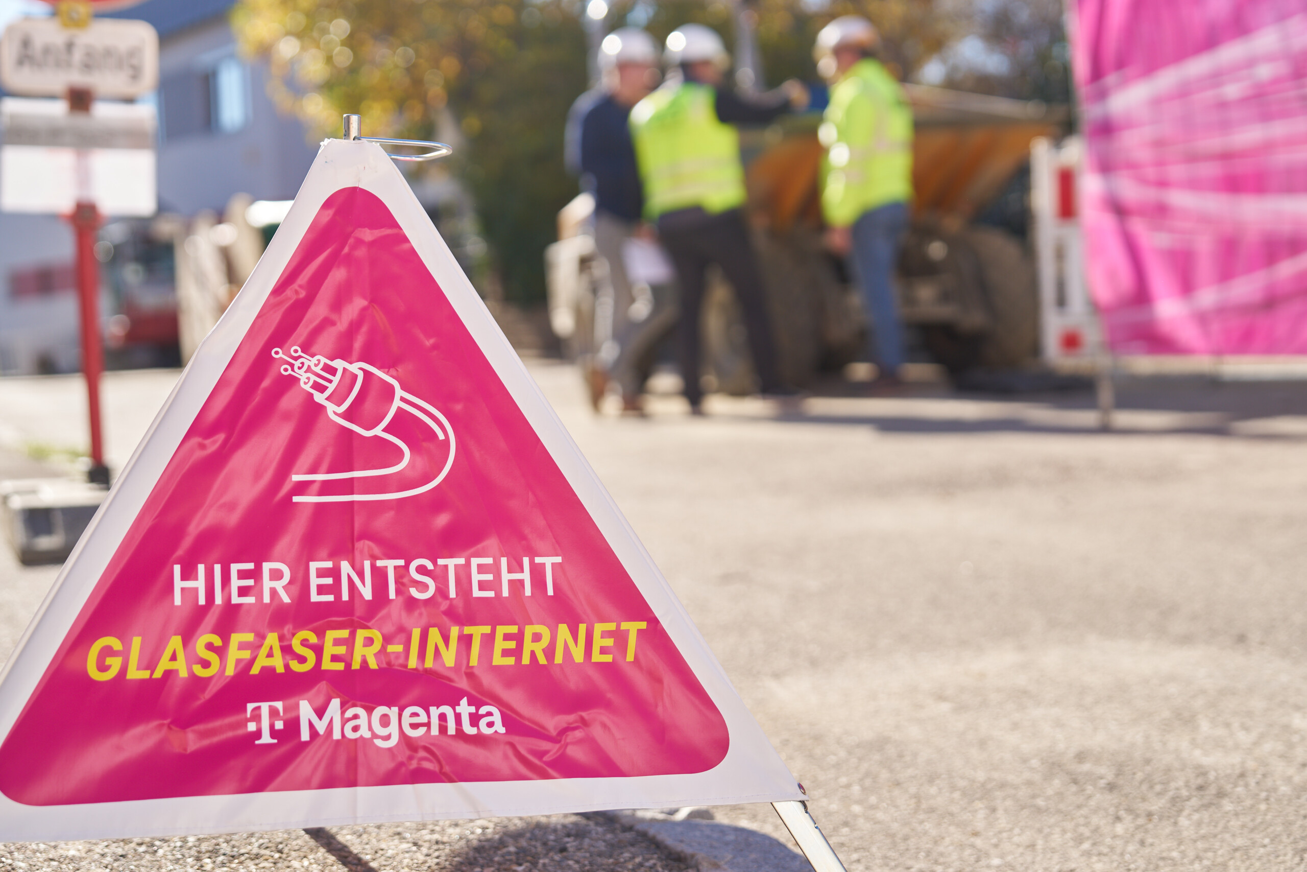 Musterbild Baustellenbranding